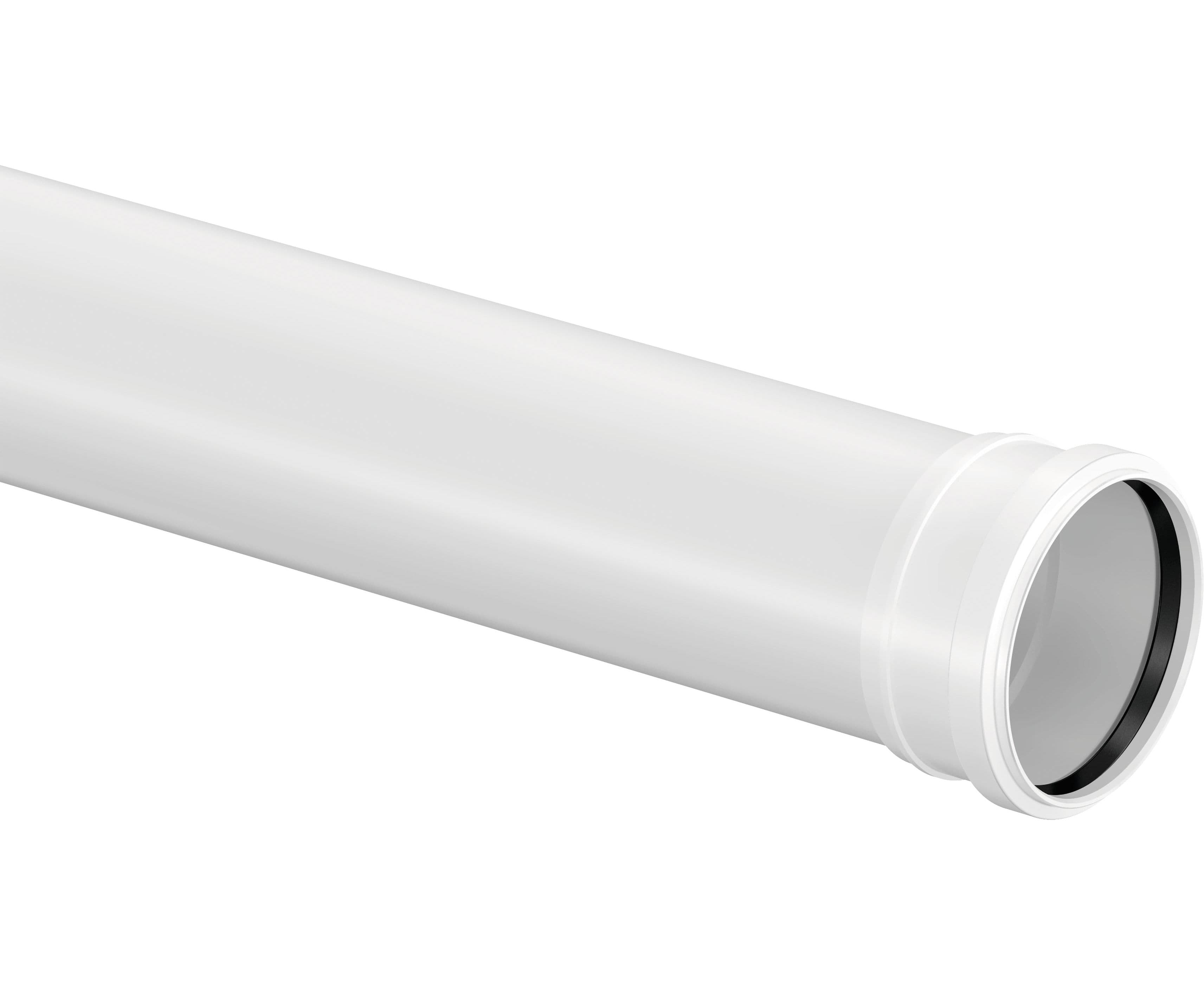 Труба канализационная раструбная Uponor Decibel 50x2,0x500мм