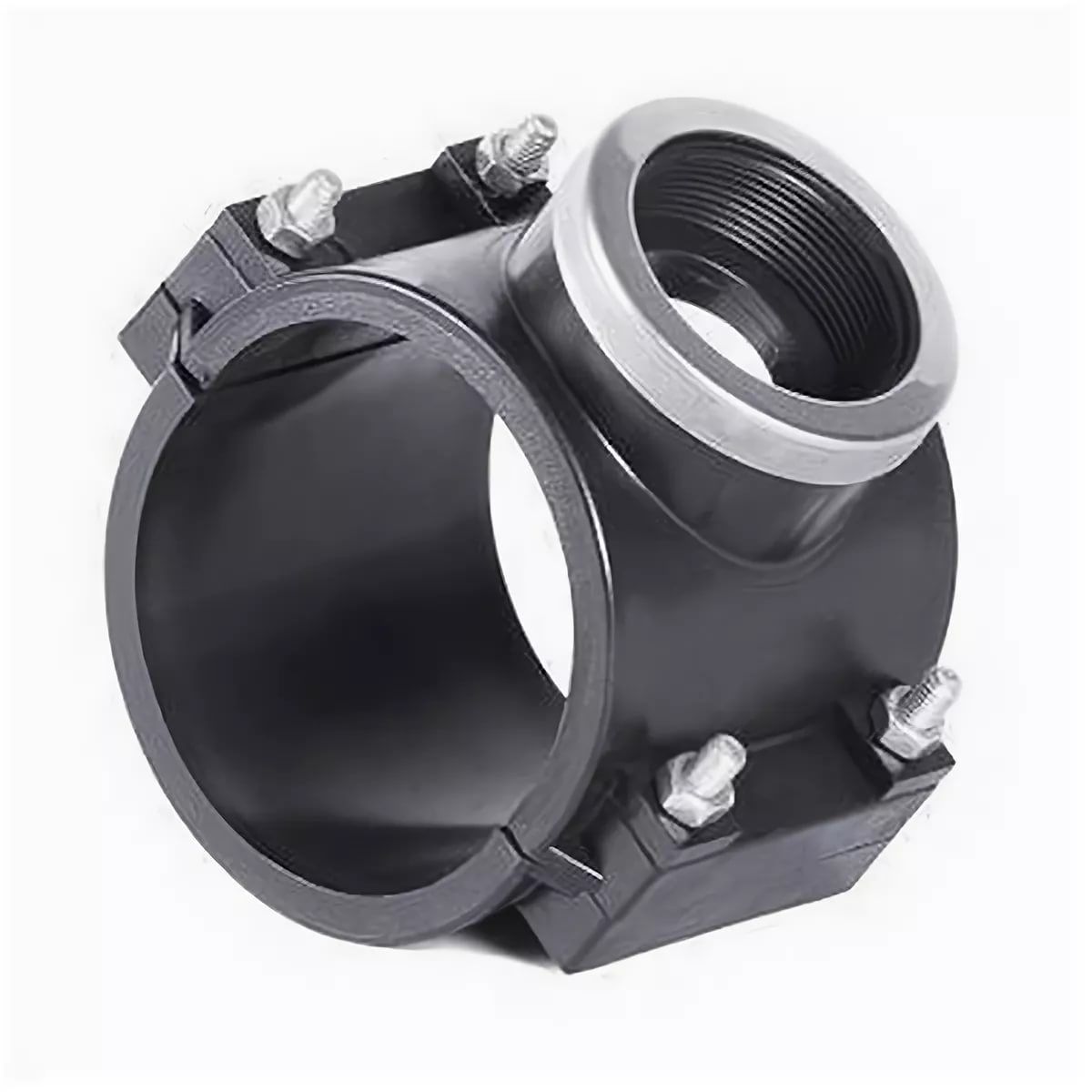 Седелка с резьбовым отводом d110x1"
