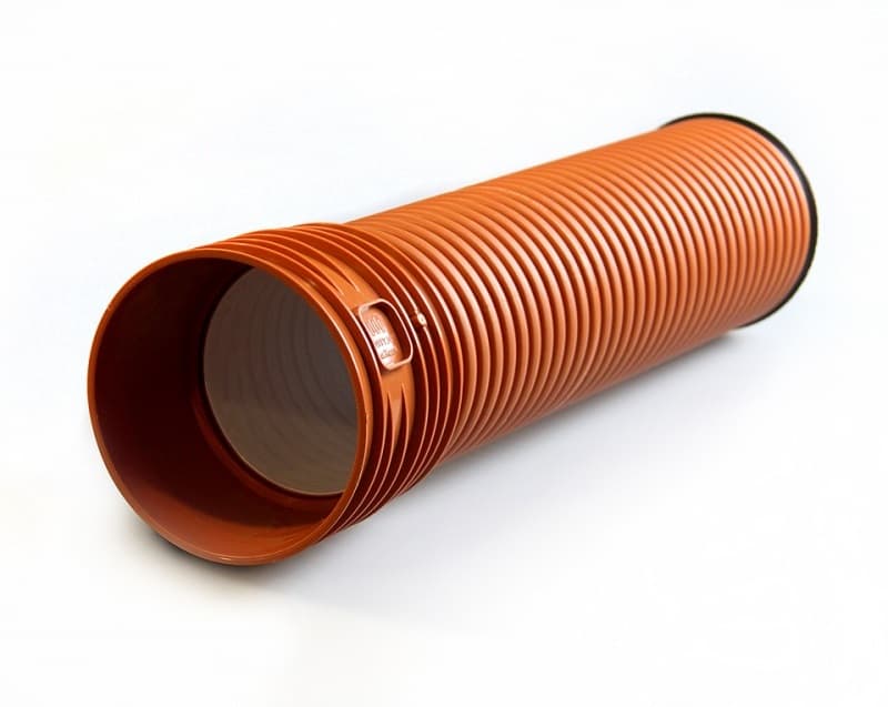 Труба гофрированная двухслойная с муфтой Polytron ProKan SN8 d150 (ID)